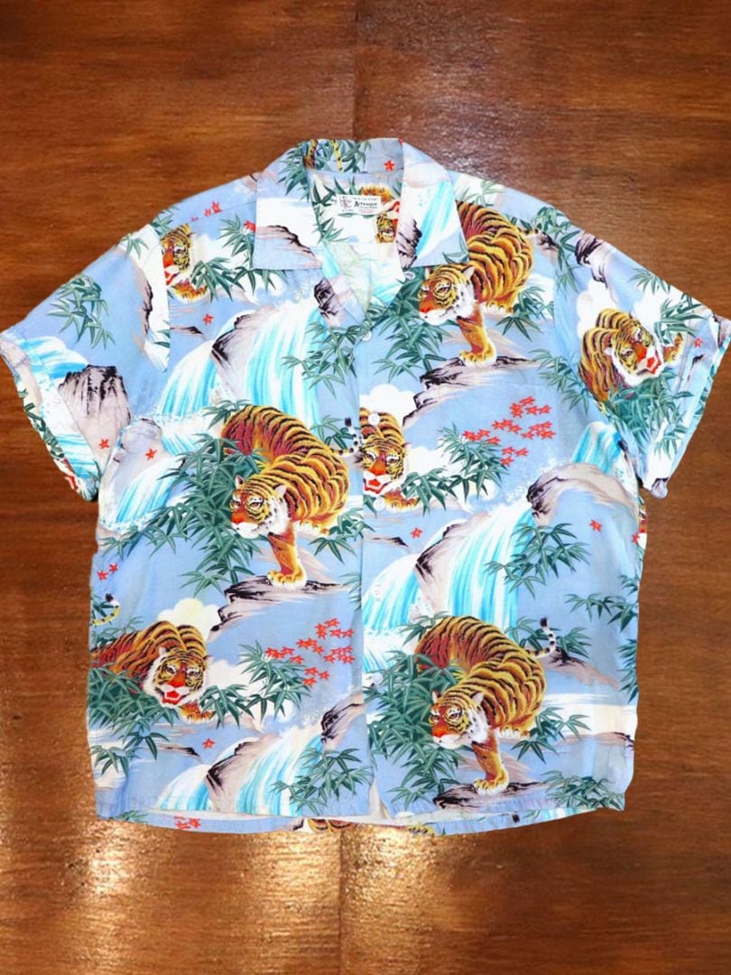 1950s HAWAIIAN SHIRT , Size  M