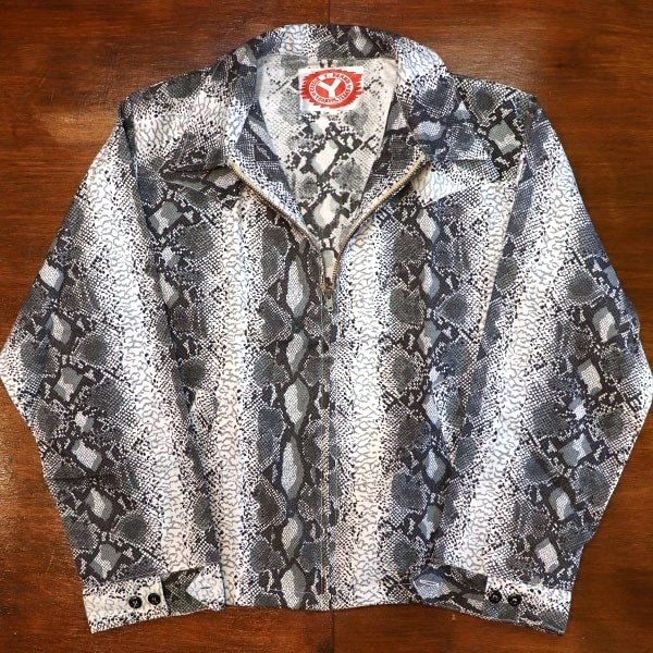 1960s DEAD STOCK , PYTHON JACKET , Size M