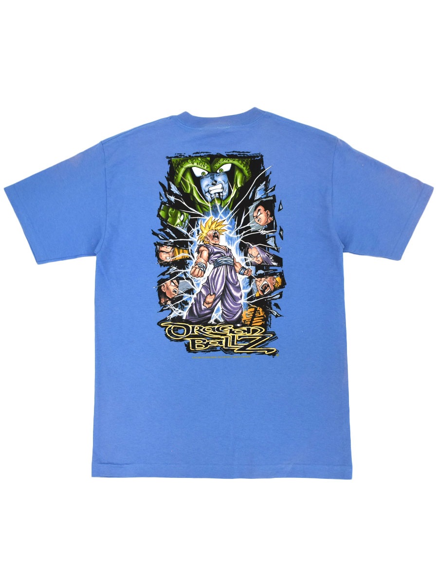 00's DRAGON BALL Z 両面プリント Tシャツ ヒヤシンスブルー 表記(M) DEAD