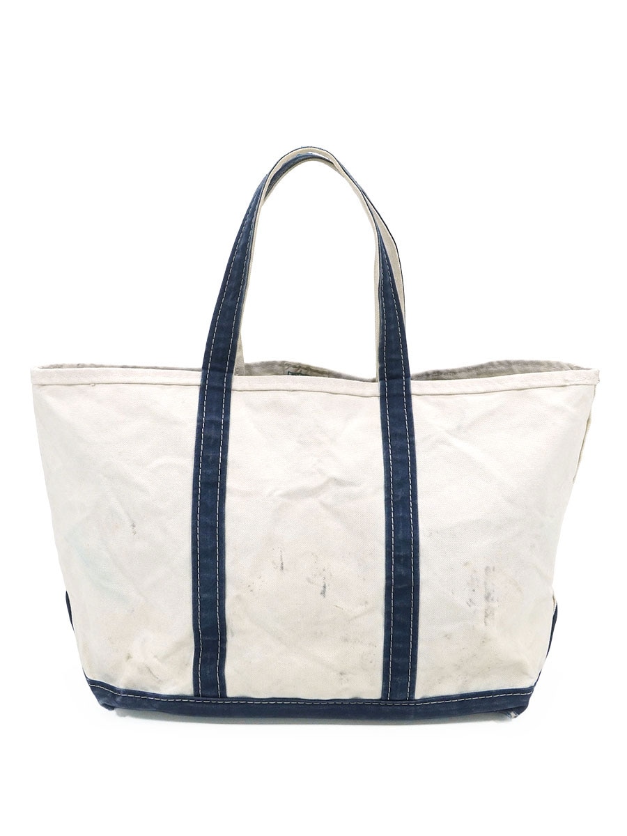 90's L.L.Bean BOAT AND TOTE 生成り×ネイビー | すべての商品