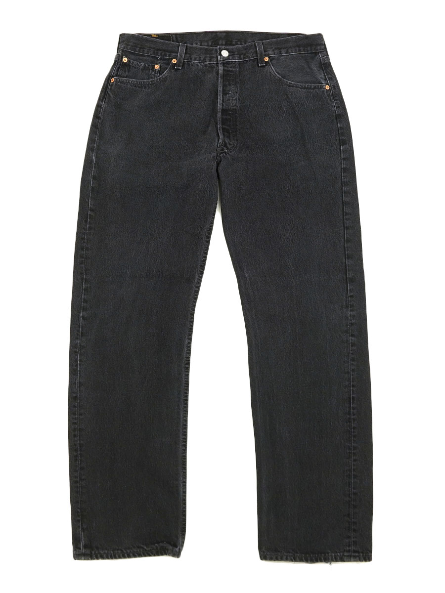 90's Levi's 501 ブラック デニムパンツ 表記(36x32) USA製 Rマーク