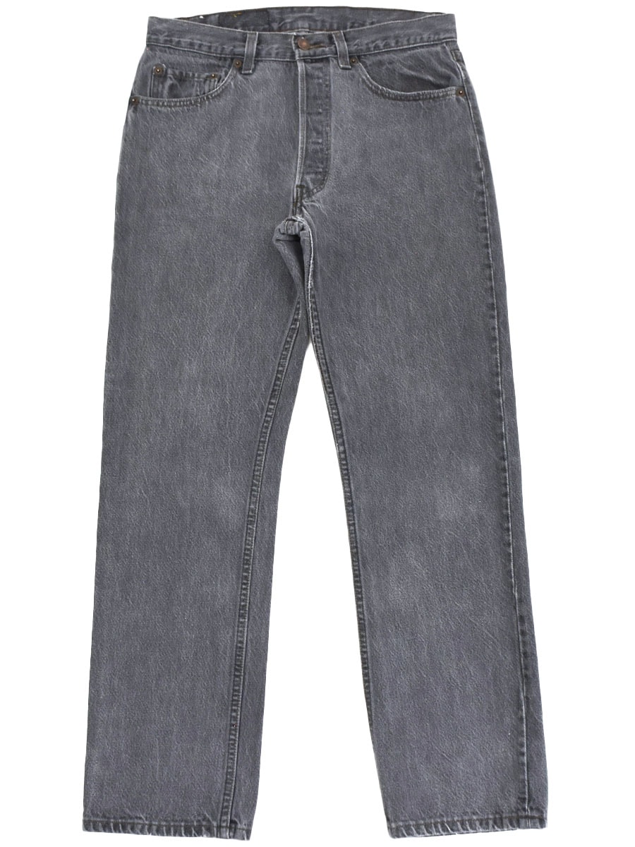 80's Levi's 501 先染めブラック デニムパンツ 表記(32x30) USA製