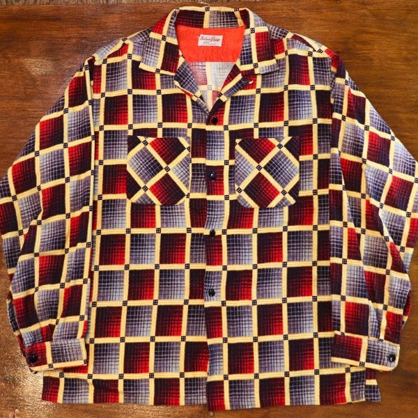 1950s FLANNEL SHIRT , Size L