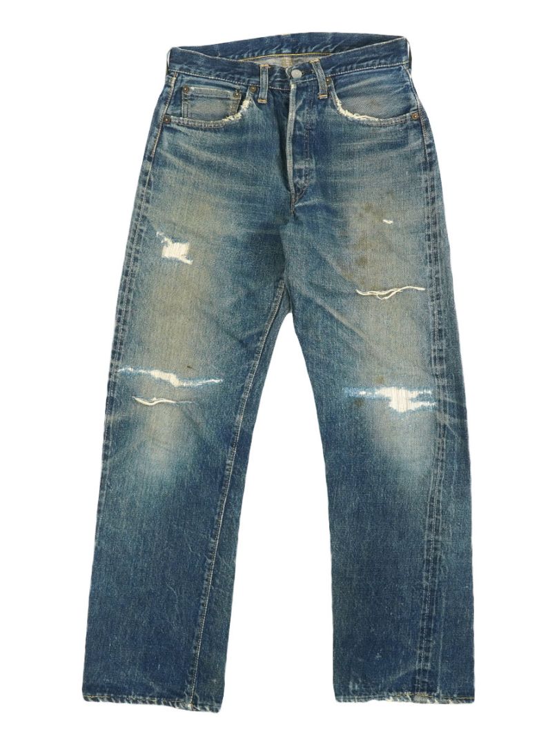 levi's 501XX 日本製 デニム ヒゲ 60's 501XX デニムパンツ ヒゲ 渋雰囲気 実寸(30x30位) | すべての商品