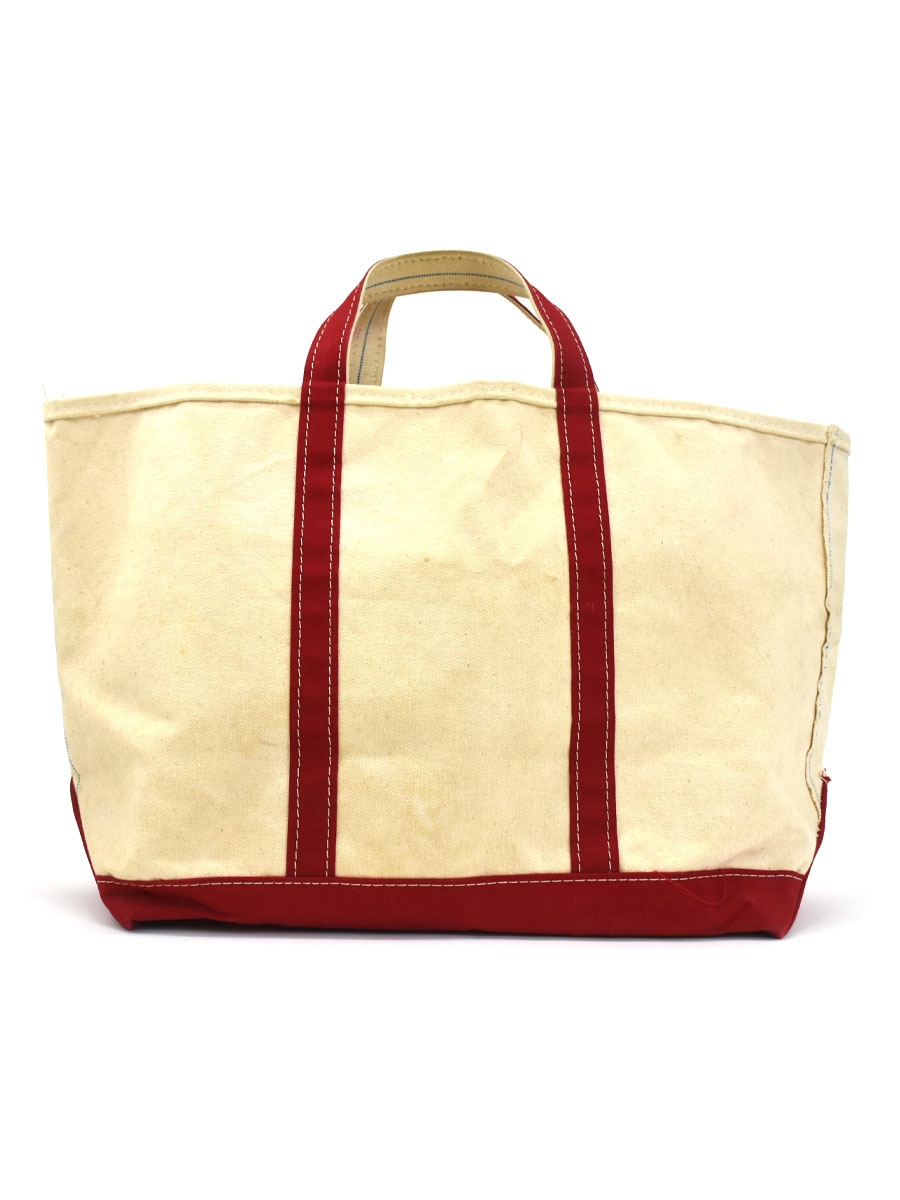 80's L.L.Bean BOAT AND TOTE 生成りxレッド | すべての商品