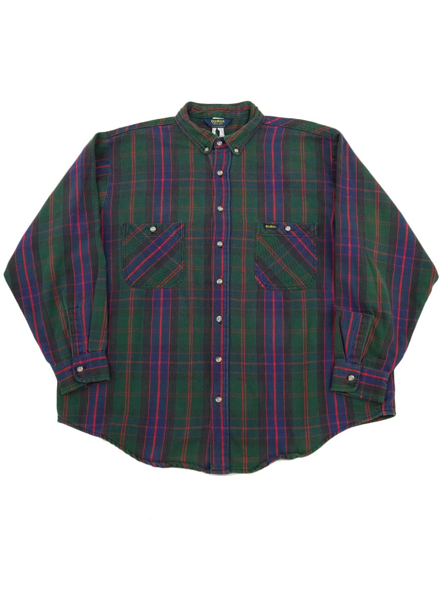90's OSHKOSH B.D.フランネルシャツ 実寸(XL位) | NEW ITEM
