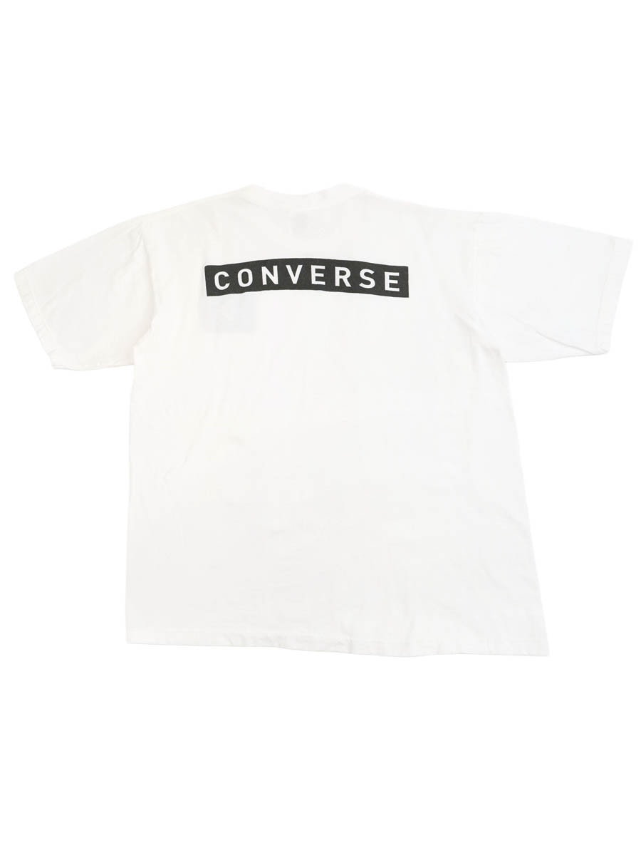 90's TOWN CHAMP ''CONVERSE'' 両面プリントTシャツ 表記(XL)