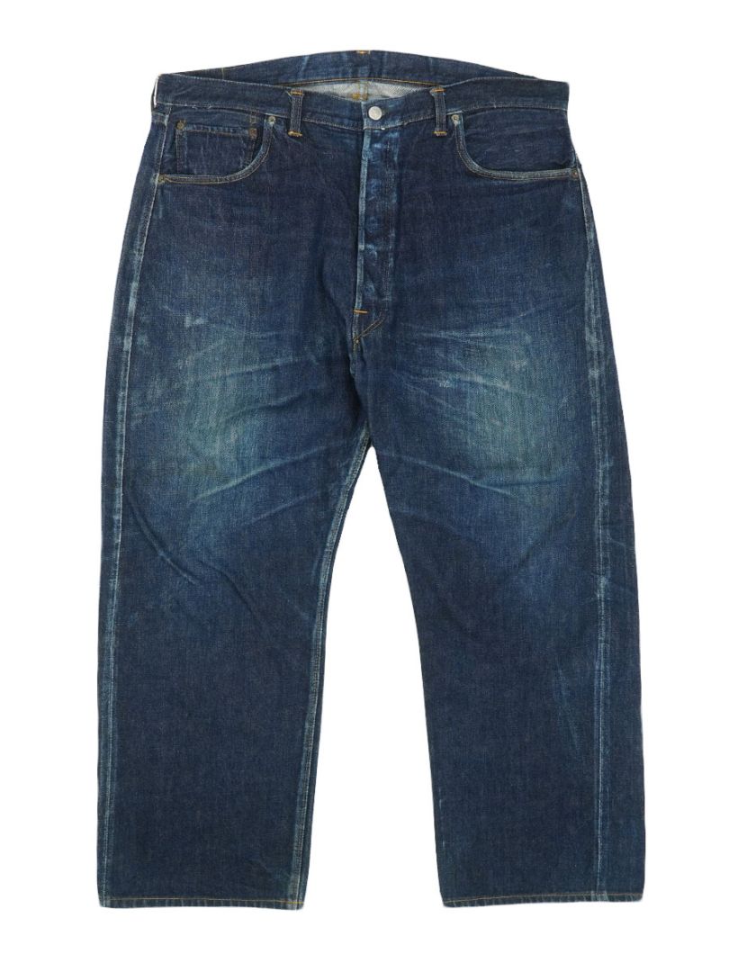 60's Levi's 501 BIG-E ウエストシングル デニムパンツ 極上雰囲気 実寸(41x28位) 16ボタン