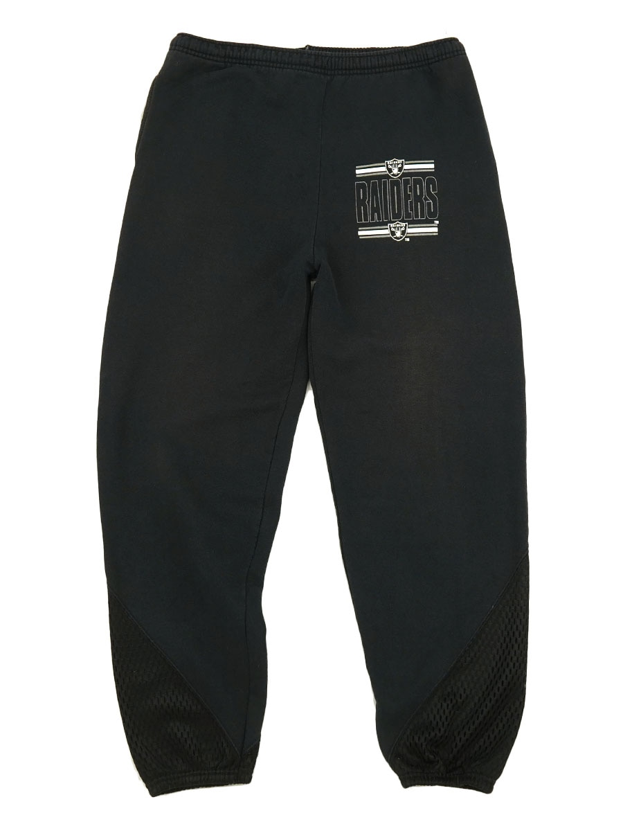 90's Jostens ''RAIDERS'' スウェットパンツ BLK 表記(L) USA製