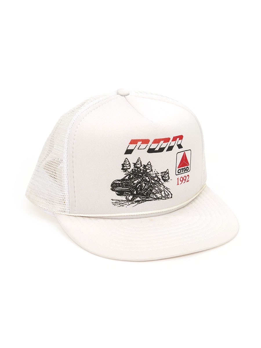 【超ポイントバック祭】 90's T.I. ''POR 1992'' 6パネル メッシュトラッカーキャップ ルアー・フライ