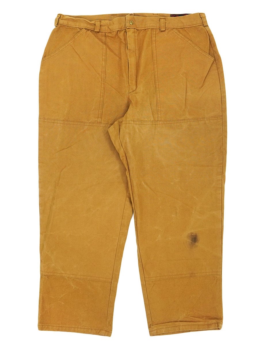 60's 10X ダブルニー ダックハンティングパンツ ブラウン 実寸(35x25位