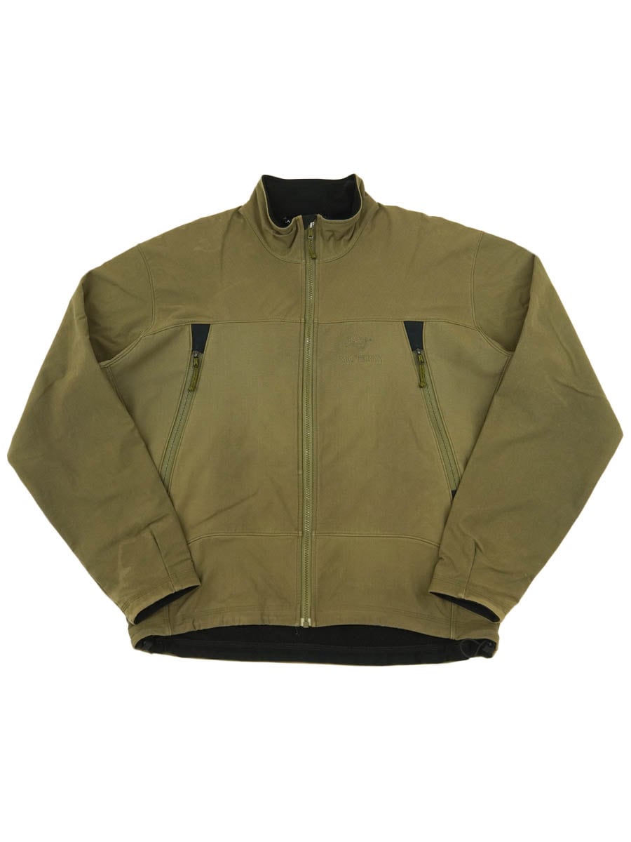 アークテリクスLEAF 初期 カナダ製 ブラボージャケット S カーキ 軍用 CANADA製 ARC'TERYX LEAF ブラボージャケット クロコダイル 表記(XL