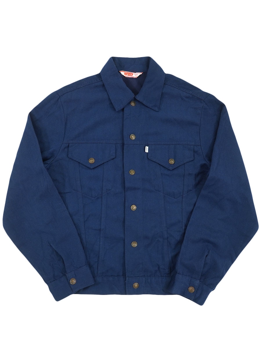 70's Levi's 70505 3rd型 モールスキンジャケット ネイビー 表記