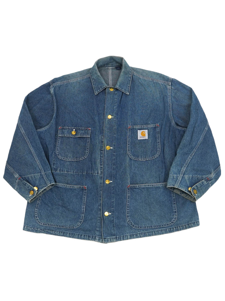 90's～ カーハート デニムカバーオール 実寸(38位) | NEW ITEM