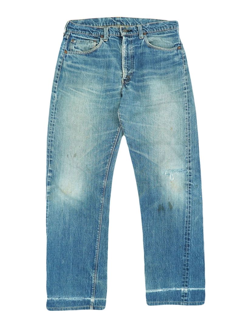 70's Levi's 505 シングル デニムパンツ 薄ヒゲ 良雰囲気 実寸(33x31位) 