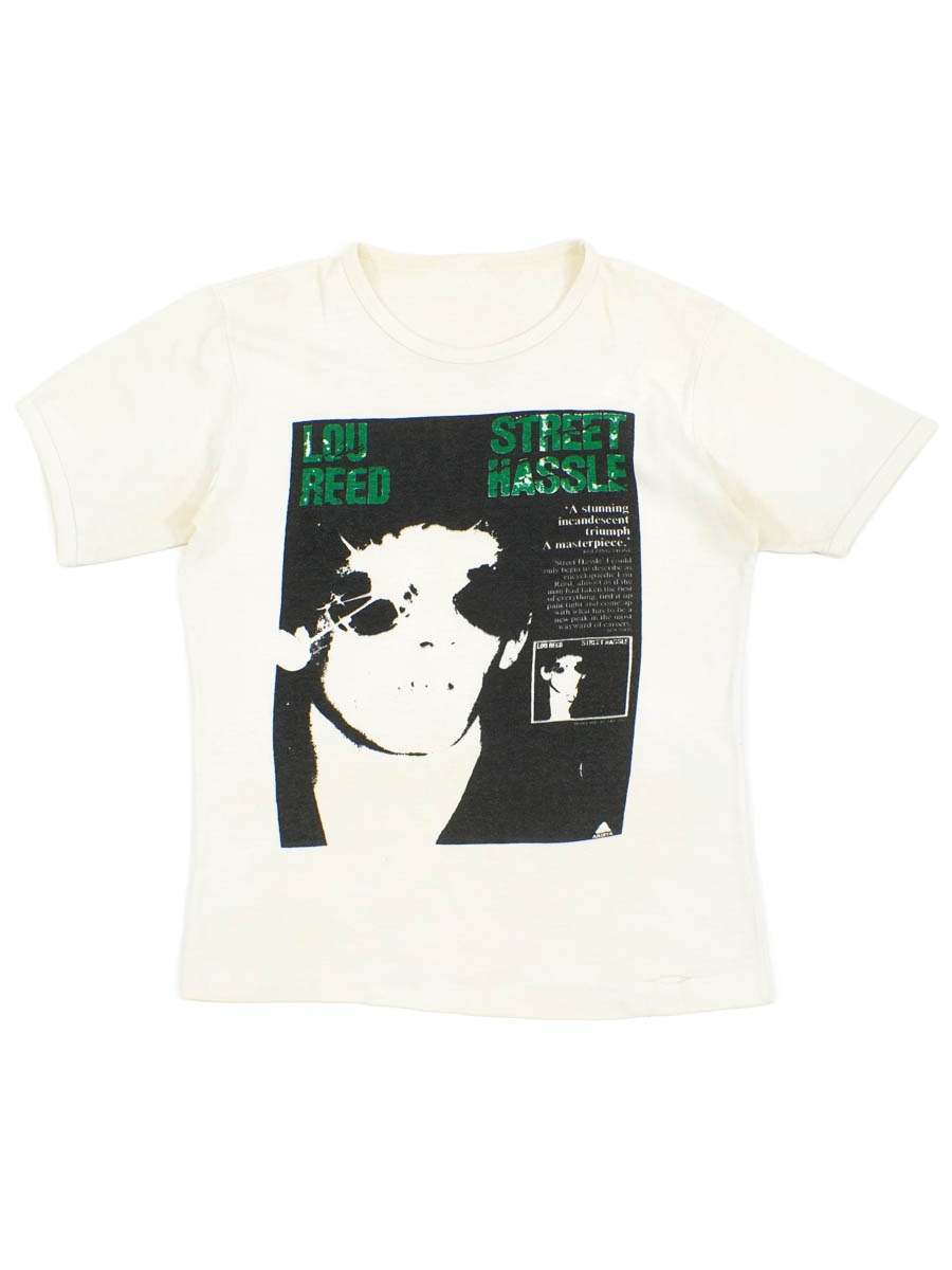 70's～ LOU REED ''STREET HASSLE'' Tシャツ 実寸(S位)
