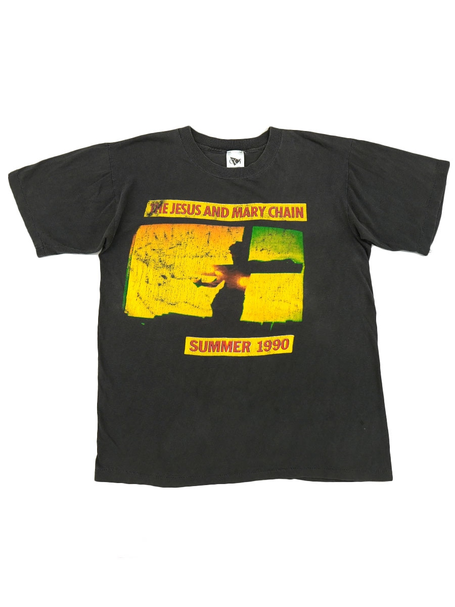 90's CCI ''THE JESUS AND MARY CHAIN 1990 SUMMER'' 両面プリント Tシャツ BLK 表記(XL) 