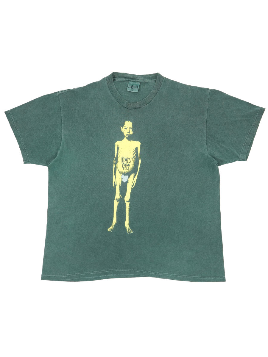 90's NICE MAN PEARL JAM ''F.U.T.U.R.E'' Tシャツ ピグメントダイ 褪せグリーン 表記(XL) USA製