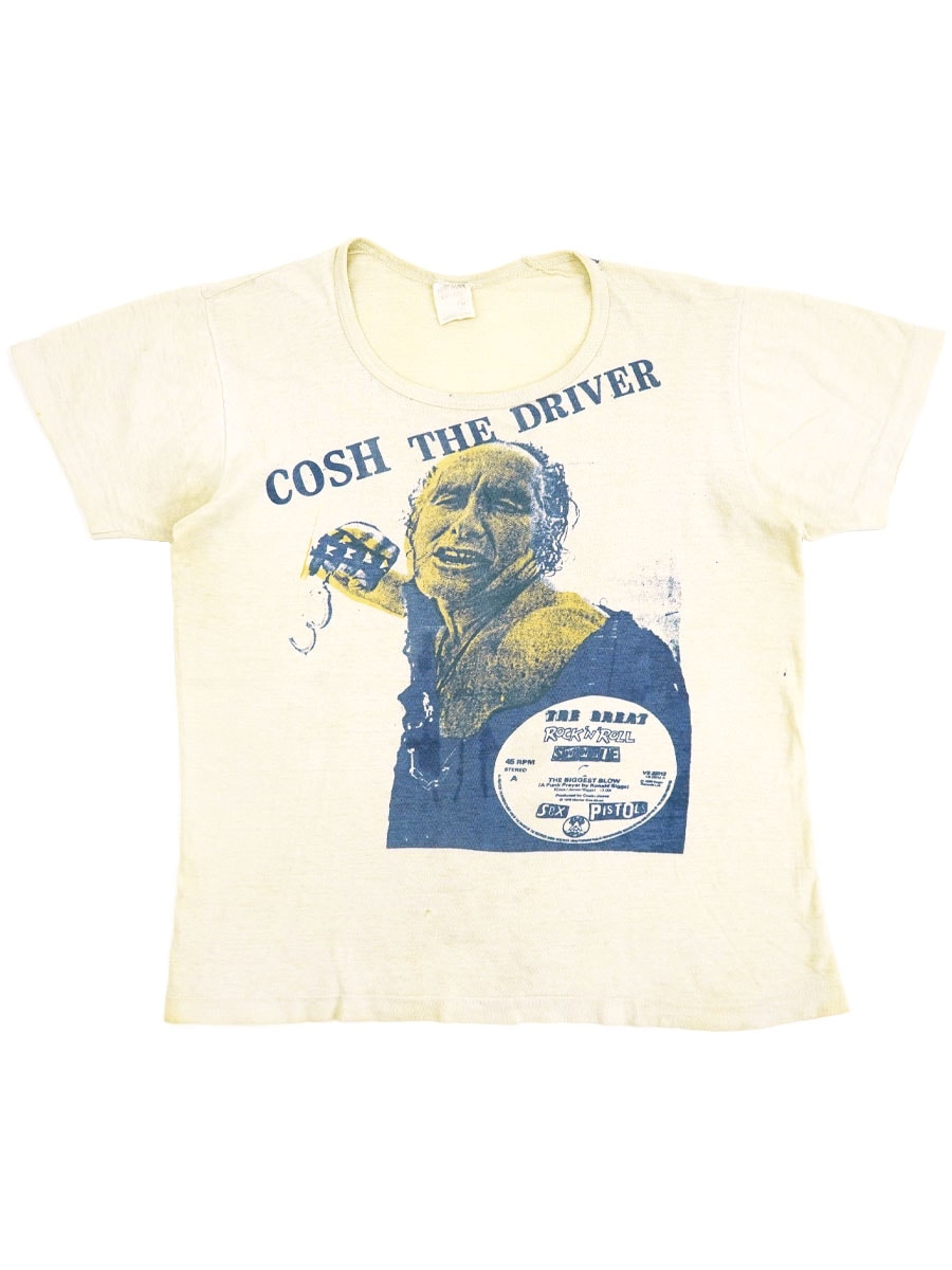 70's SEDITIONARIES ''GOSH THE DRIVER'' プリントTシャツ 表記(M)
