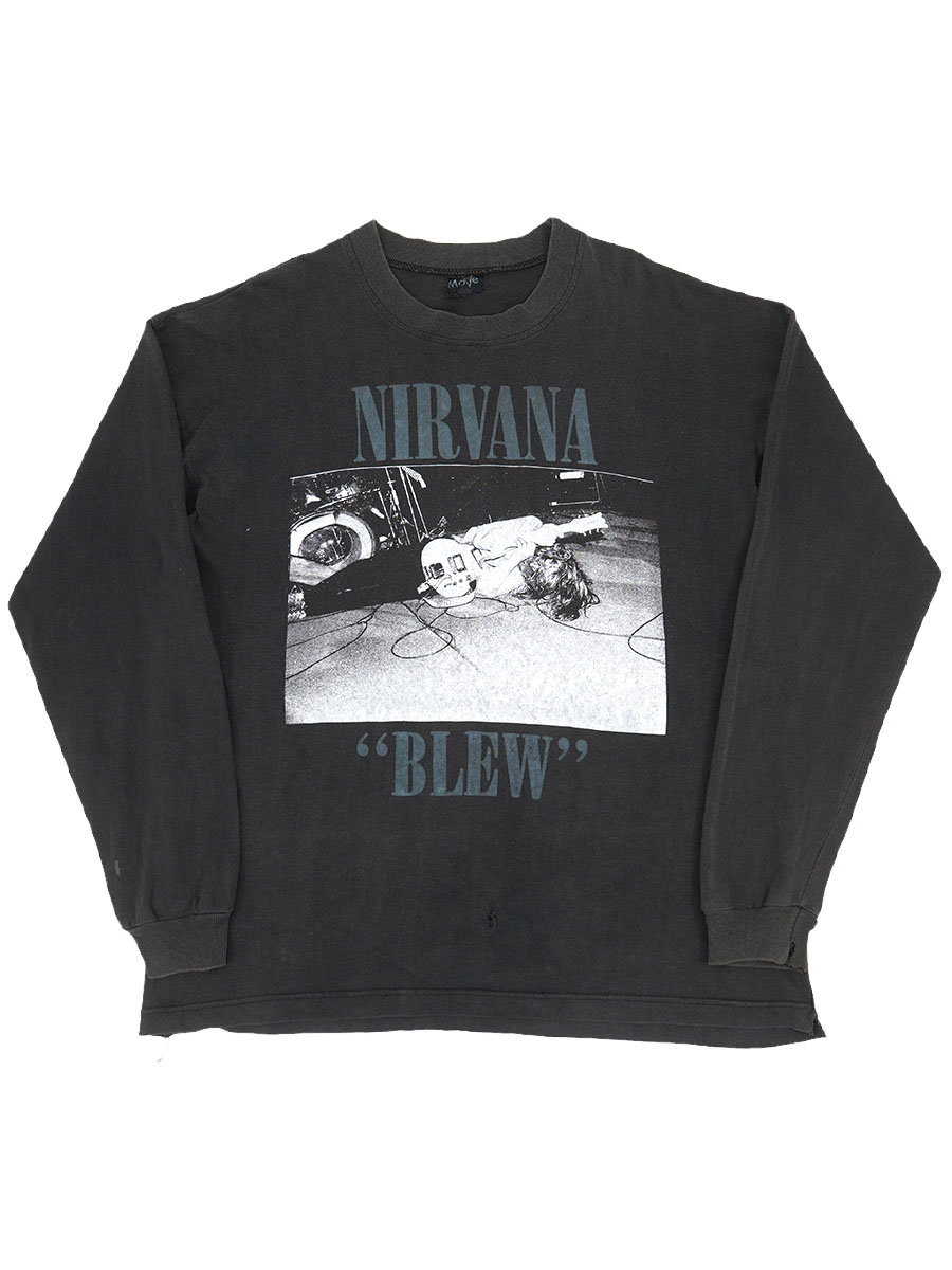 90's MOVE NIRVANA ''BLEW'' 両面プリント L/S Tシャツ 表記(XL) AUSTRALIA製