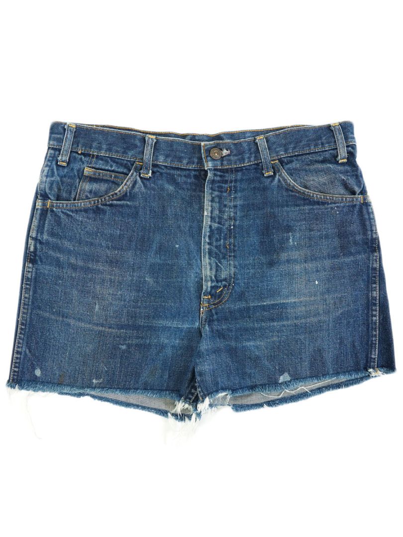 60's Levi's 606 BIG-E カットオフ デニムショーツ 良色落ち 実寸(W36位)