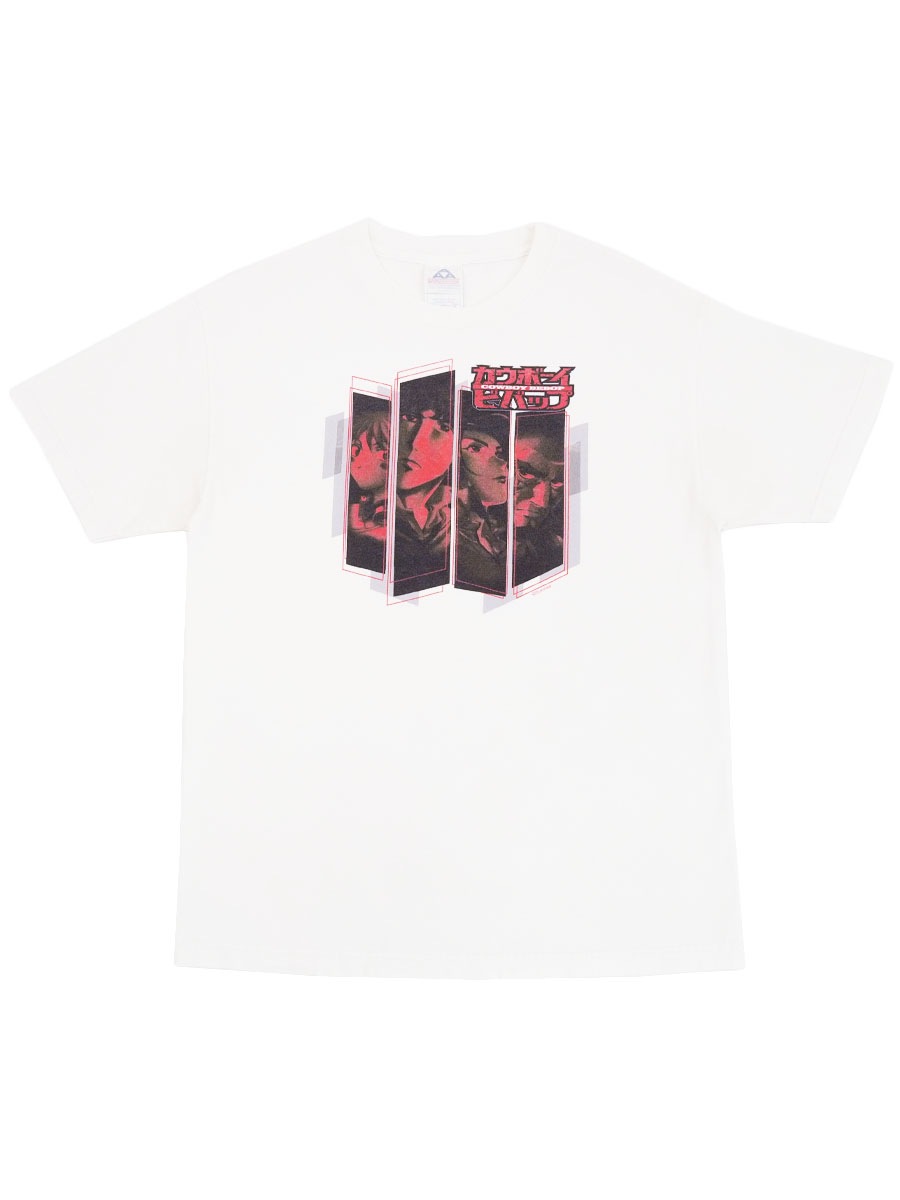 カウボーイビバップ Tシャツ XLサイズ 白 墨絵風 アニメT 海外公式 *