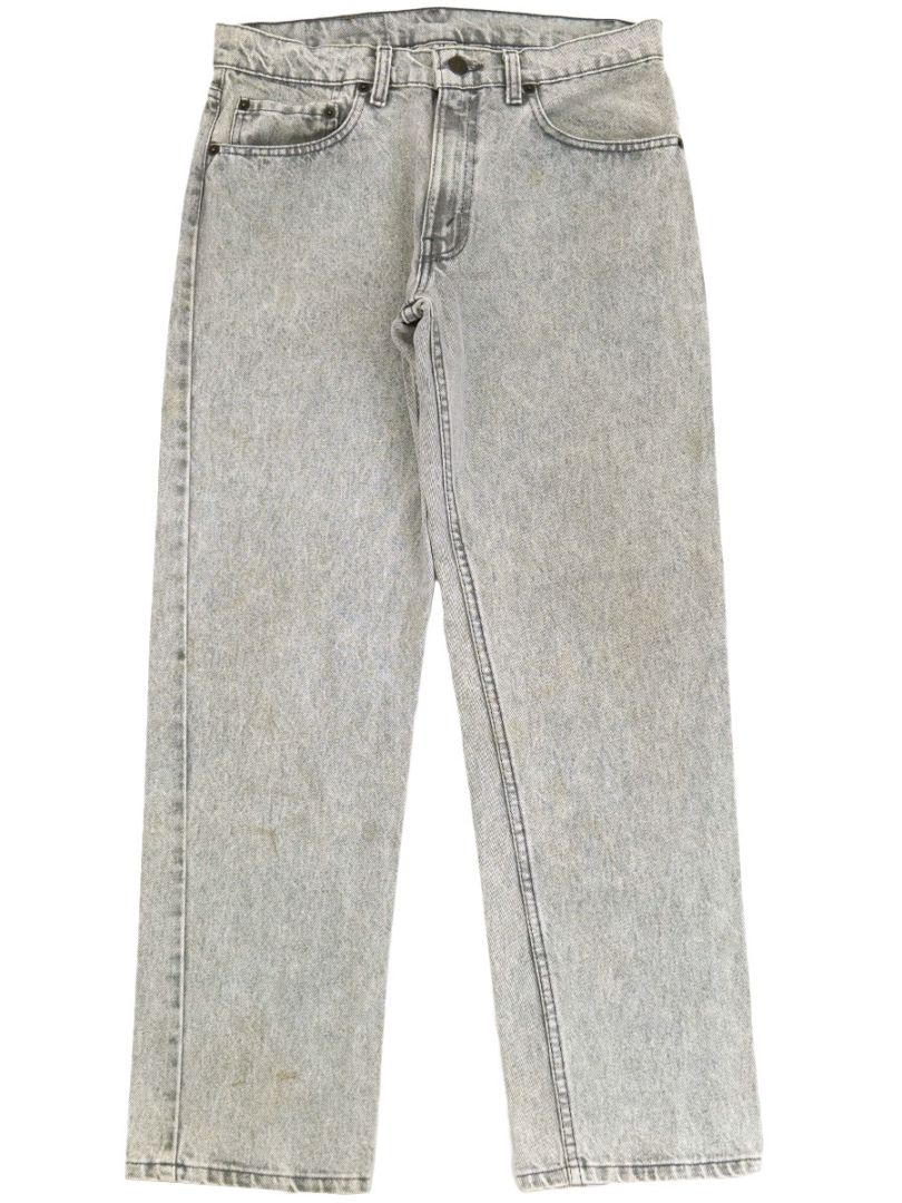 80's Levi's 506 ケミカルウォッシュ ブラックデニムパンツ 表記(32x30