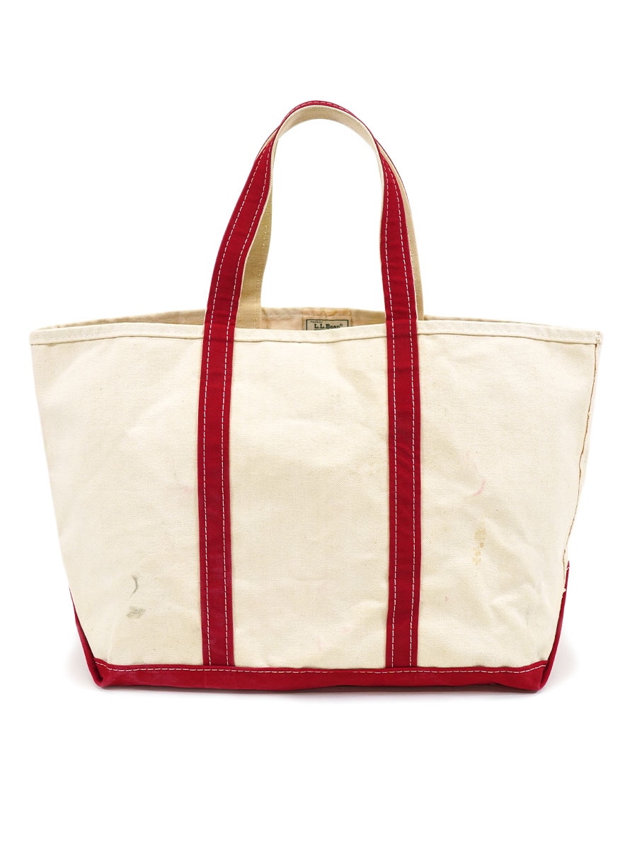 80's L.L.Bean BOAT AND TOTE 生成りxレッド | NEW ITEM