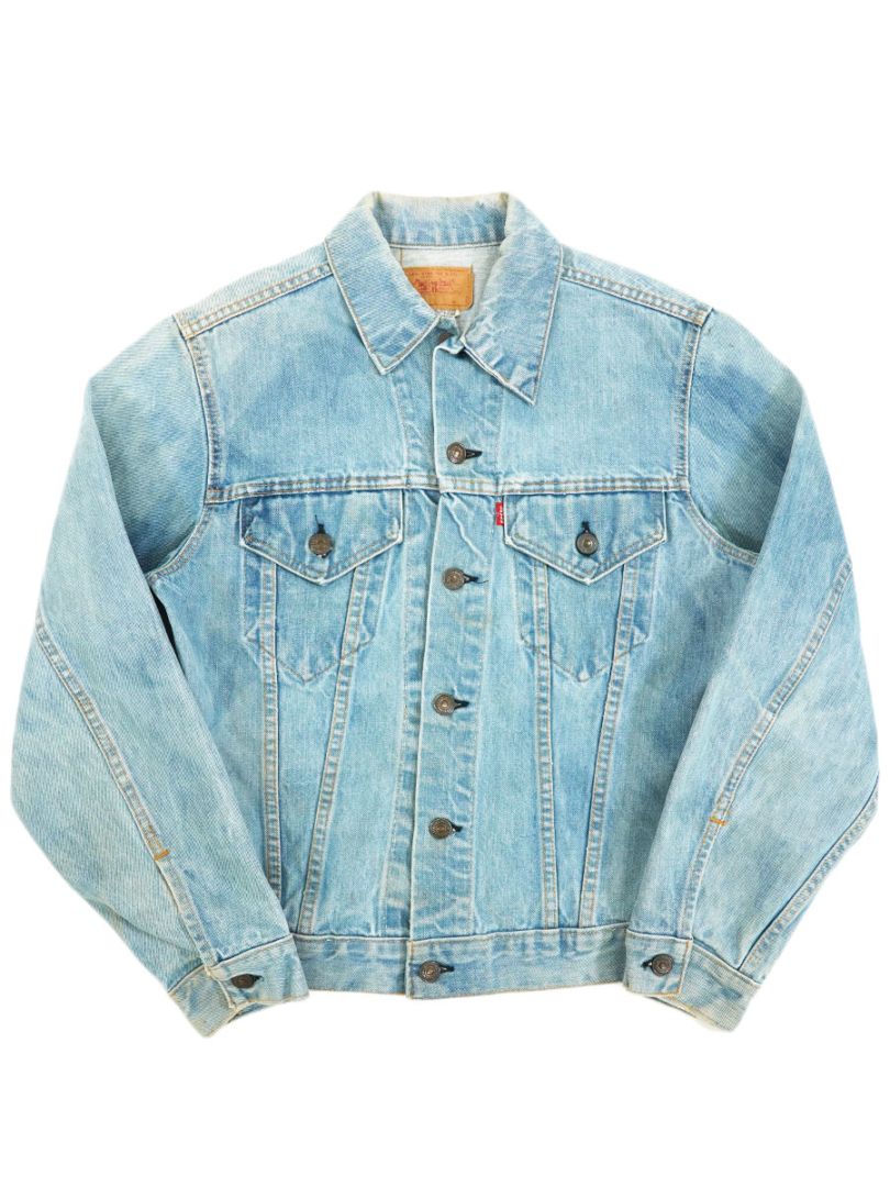リーバイス70505 BIG E サイズ38 色落ち良好 60's Levi's 70505 BIG-E デニムジャケット 濃紺 表記(38) ノン