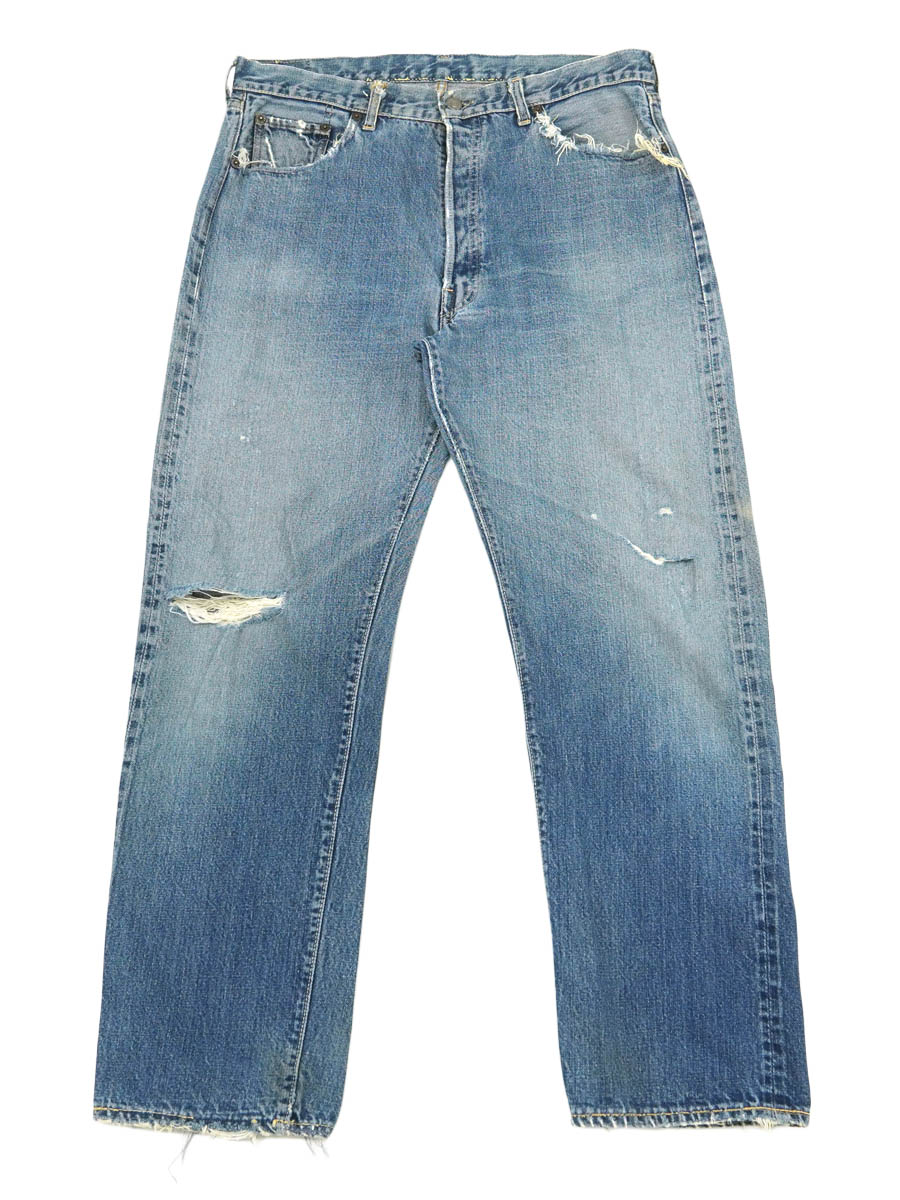 60's Levi's 501 BIG-E デニムパンツ 味あり良雰囲気 実寸(35x30位)