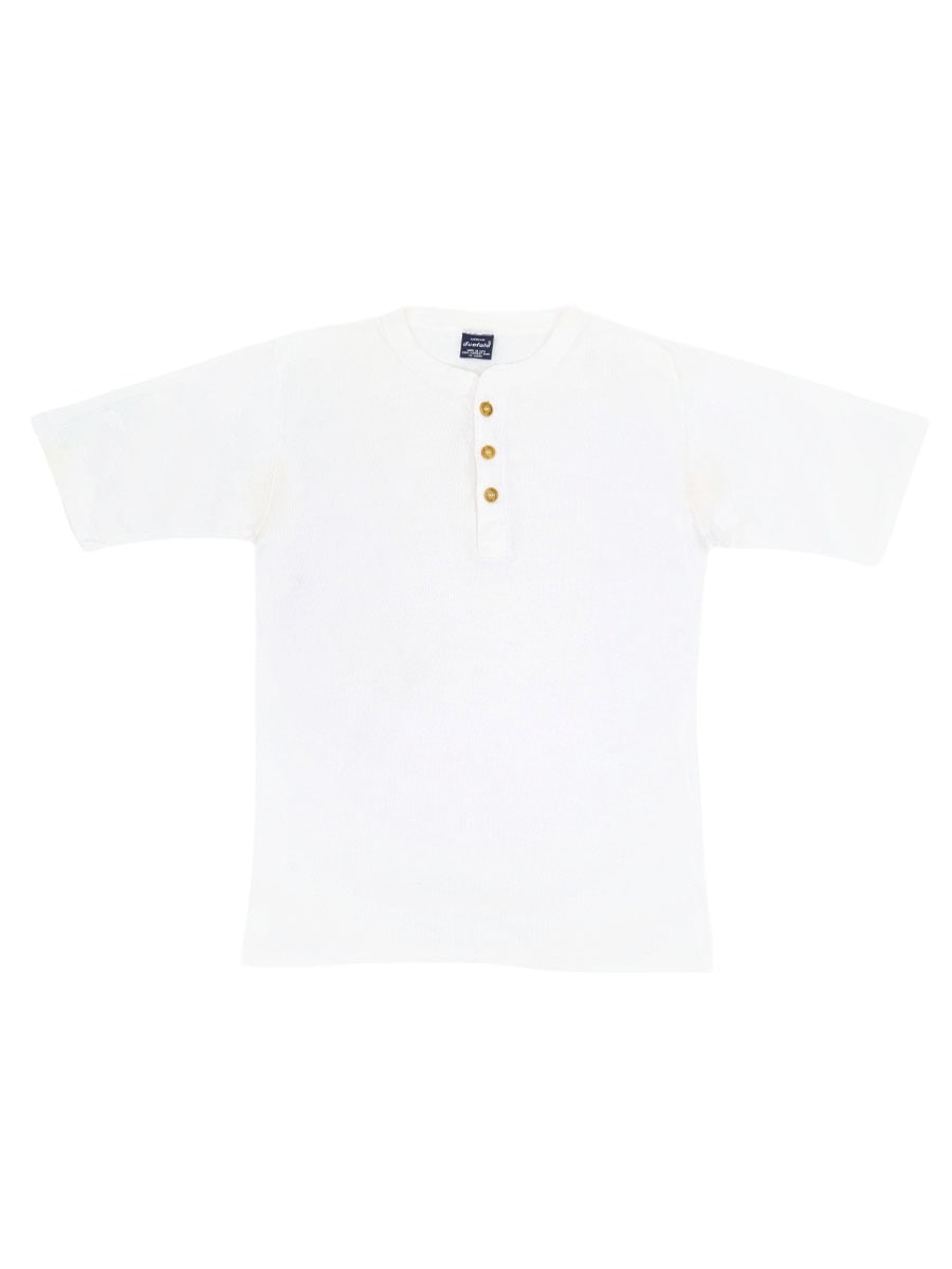 90's duofold ヘンリーネック S/S サーマル ホワイト 表記(MEDIUM) USA製