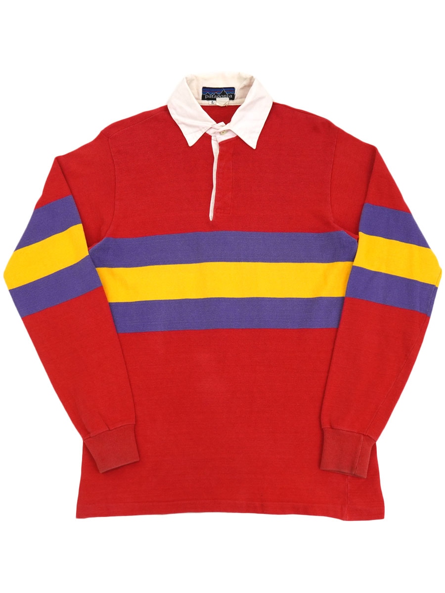 80s デカタグ　パタゴニア ストライプ ラガーシャツ 長袖 80s デカタグ パタゴニア ストライプ ラガーシャツ 長袖 80s Patagonia