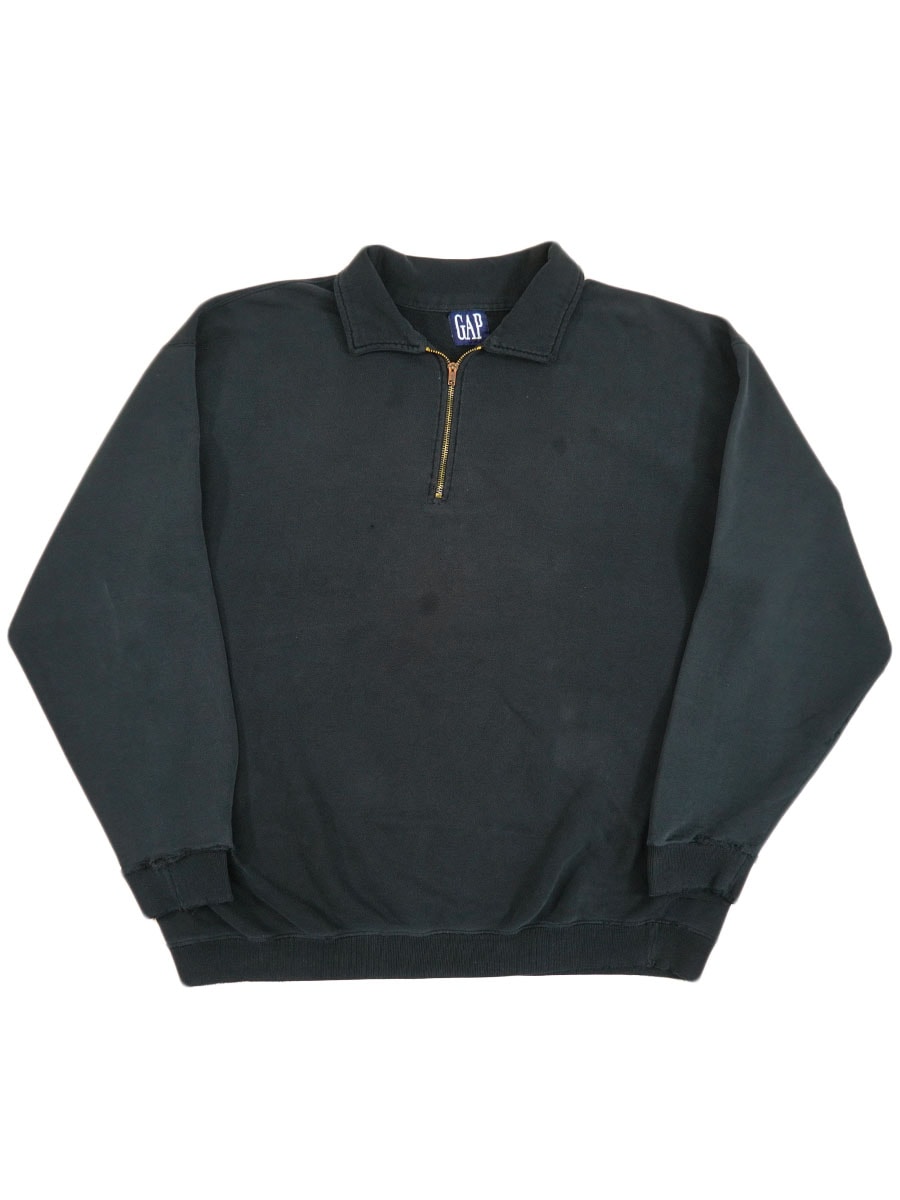90s old gap スウェット 無地 銀タグ ブラック XL - メルカリ