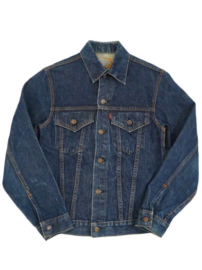 希少小さいサイズ　60s 70505 BIGE ケアタグ　32 70s Levi's 70505 デニムジャケット Small e ケアタグ ビッグ
