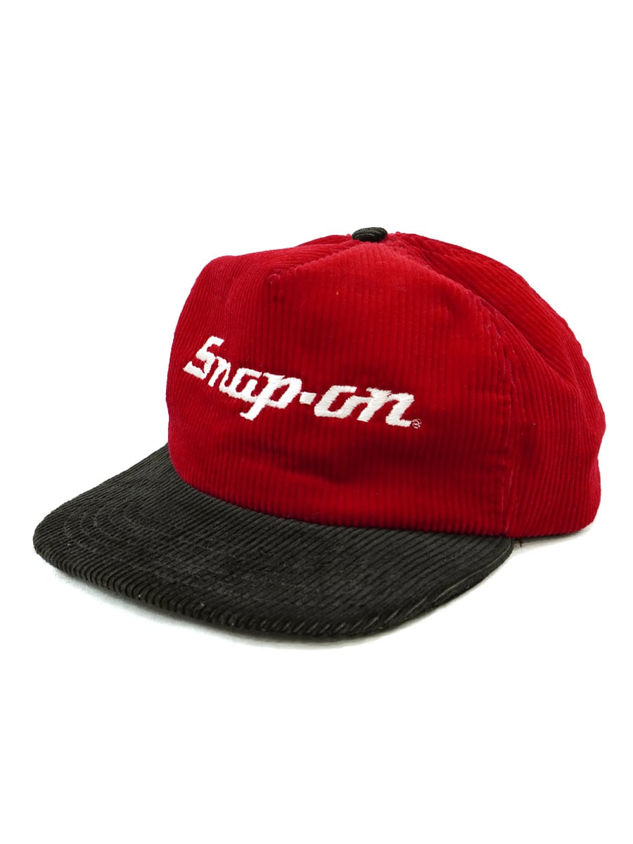 80's New Era ''Snap-on'' コーデュロイ トラッカーキャップ USA製