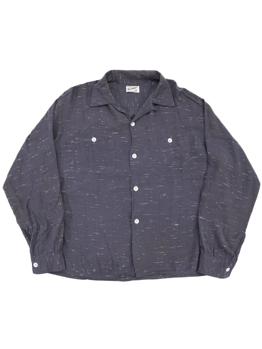 50's SPORTWEAR ループカラーシャツ カスリ柄 表記(L) | すべての商品