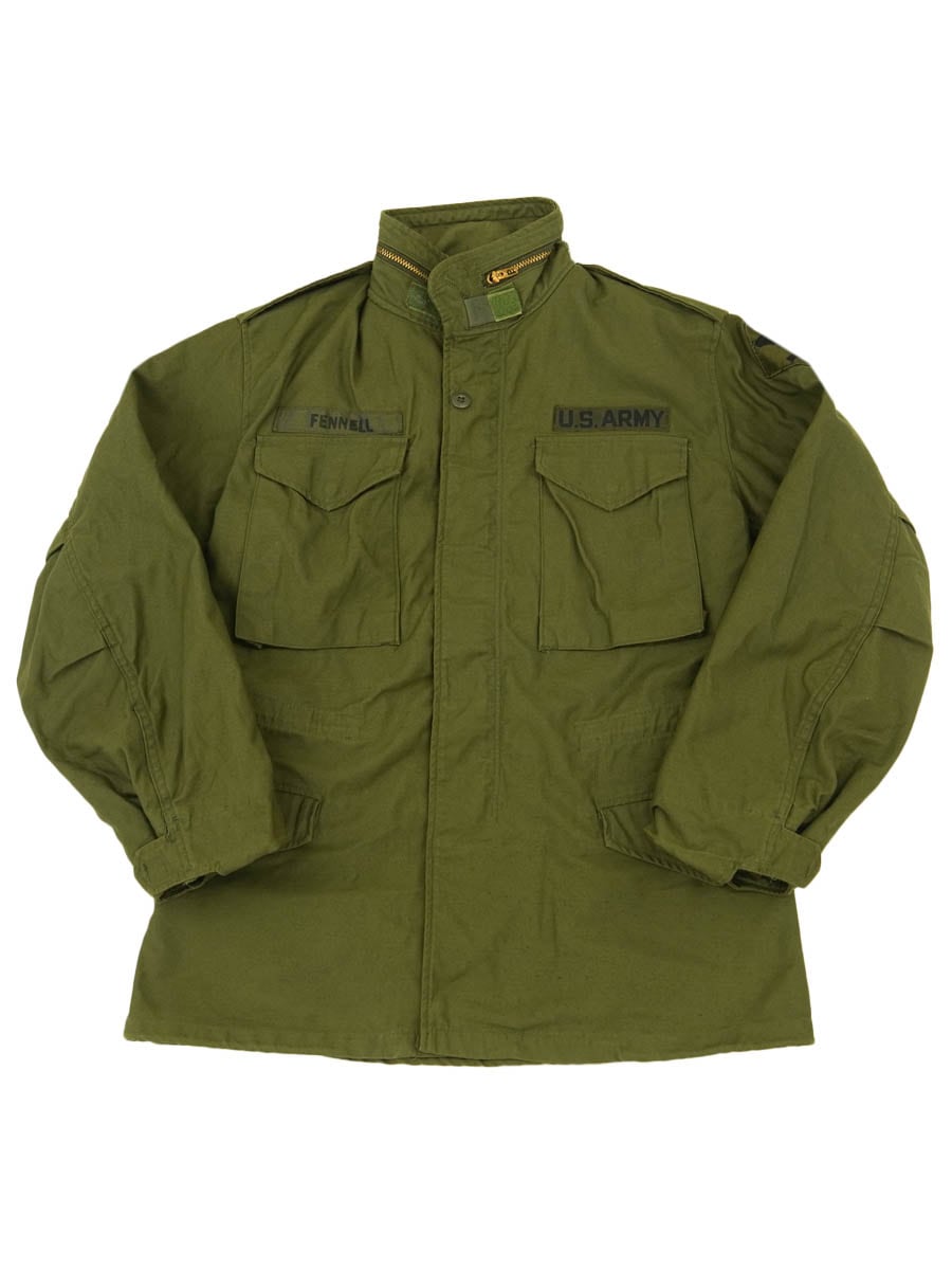 81's U.S.ARMY M-65 フィールドジャケット 表記(SMALL REGULAR) ワッペン付き