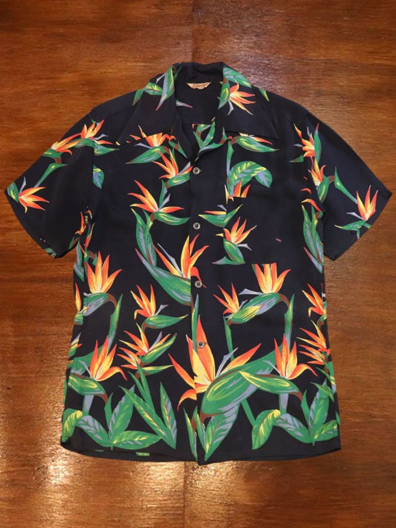 1940s HAWAIIAN SHIRT , Size  M