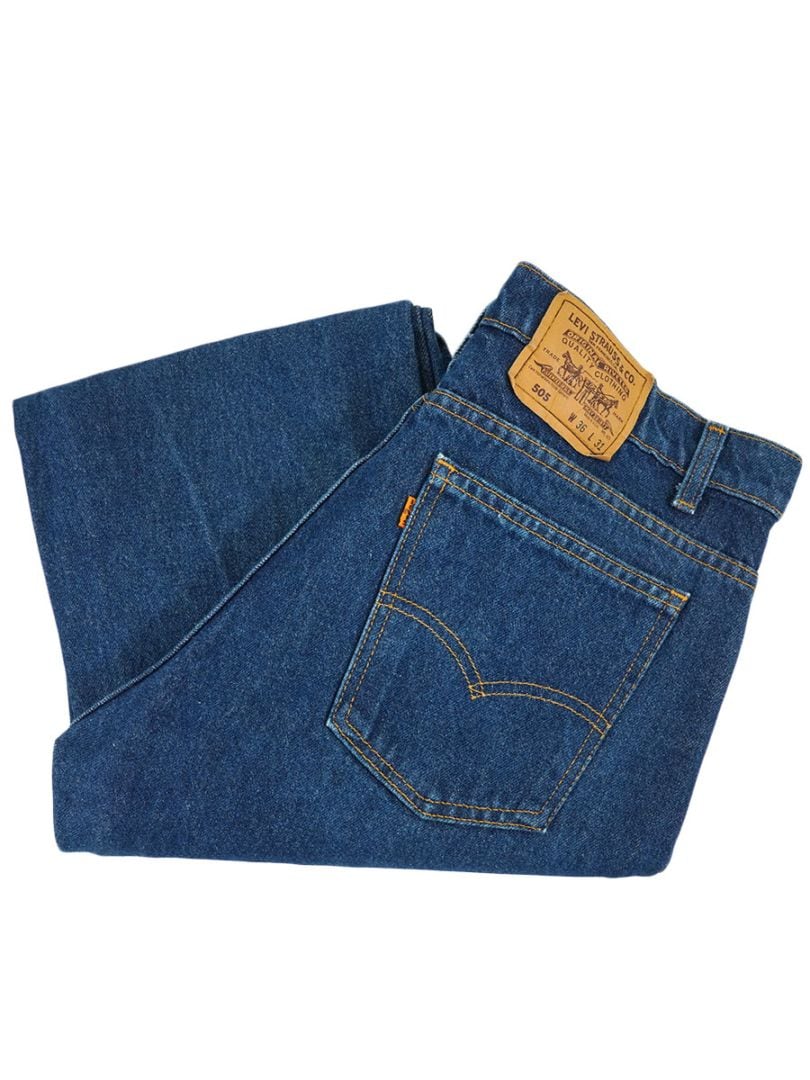 90's Levi's 505 デニムパンツ 濃青 表記(36x31) USA製 | NEW