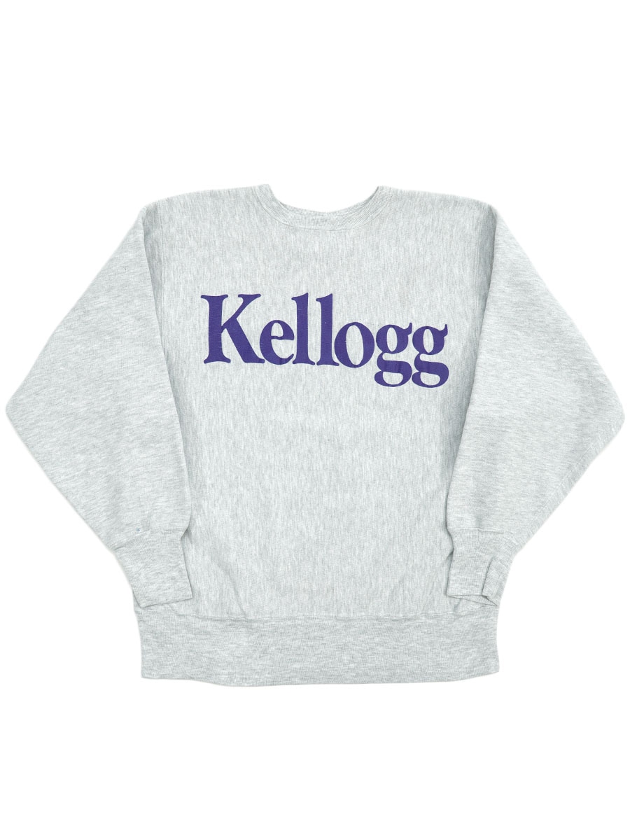 再値下げ！人気 チャンピオン リバースウィーブ kellog 刺繍タグ 紫 再値下げ！人気 チャンピオン リバースウィーブ kellog 刺繍タグ
