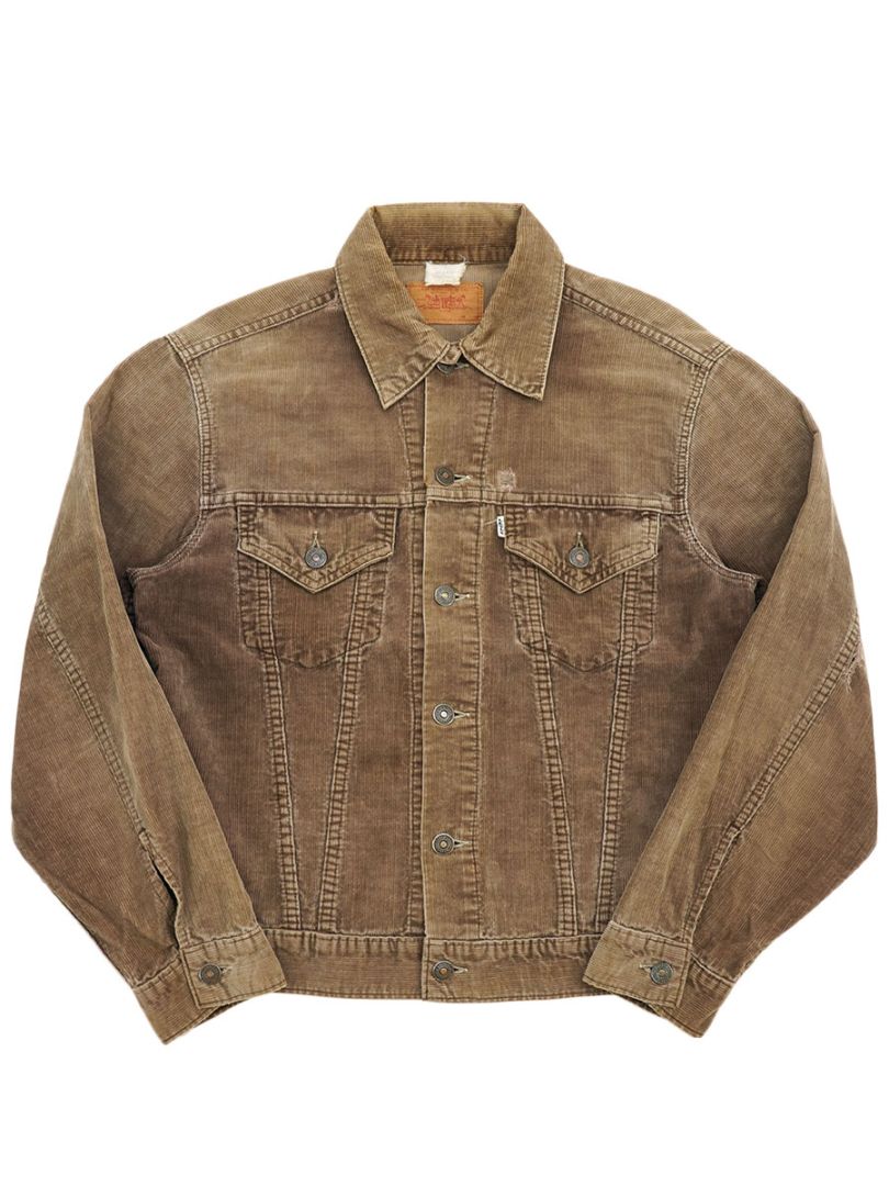 70's Levi's BIG-E 3rd型 コーデュロイジャケット ブラウン 実寸