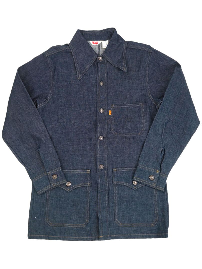 非売品 美品 ペプシコーラ デニム カバーオール 歴代 ロゴ プリント XL 70's Levi's 70660-1018 オレンジタブ 3ポケット デニム