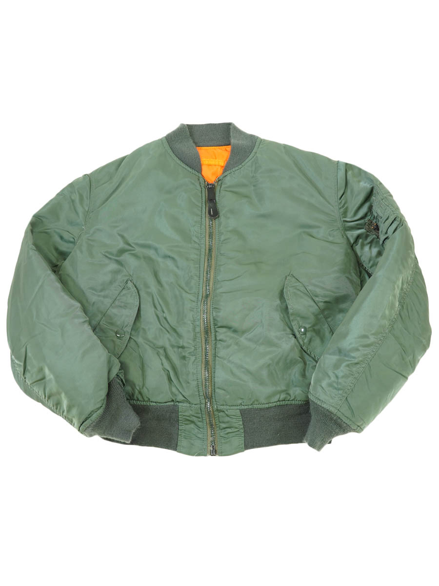 90s ALPHA MA-1 ジャケットミリタリー MIL-J-82790J USA製 ALPHA INDUSTRIES MA-1 MIL-J-82790J フライトジャケット