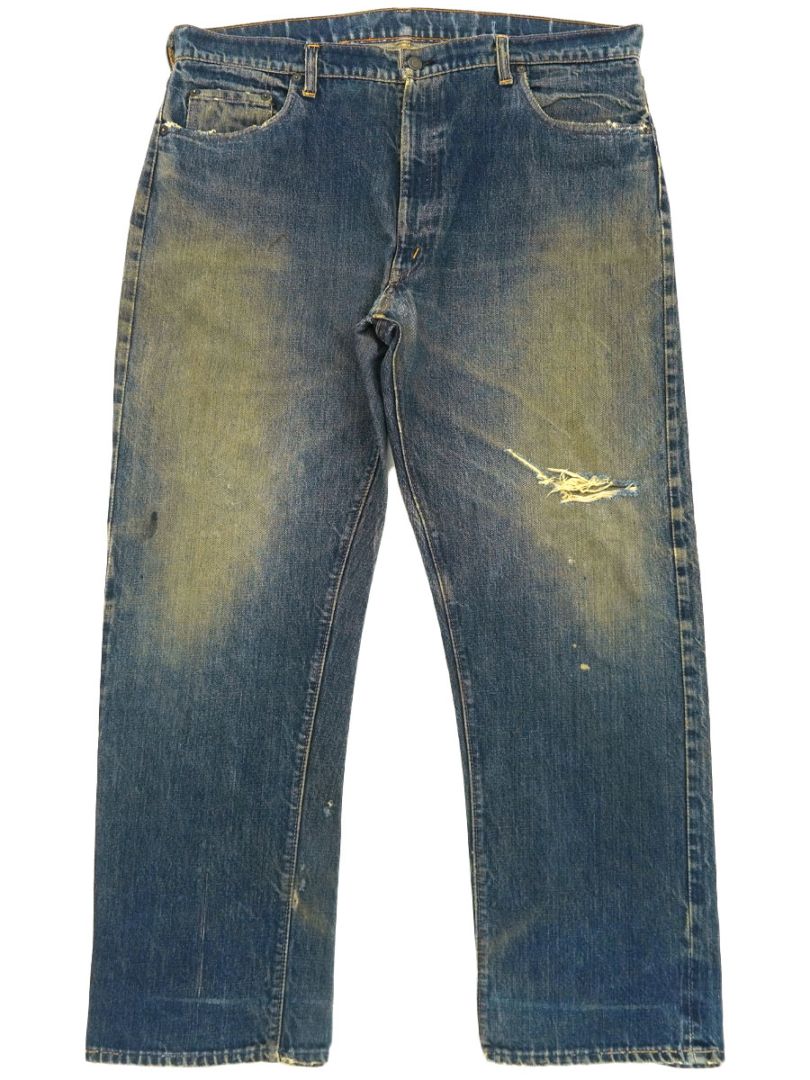 LEVI’S 505 BIGE 赤耳 Fタイプ 60s ジッパー交換済み LEVI'S 505 BIGE 赤耳 Fタイプ 60s ジッパー交換済み - メルカリ