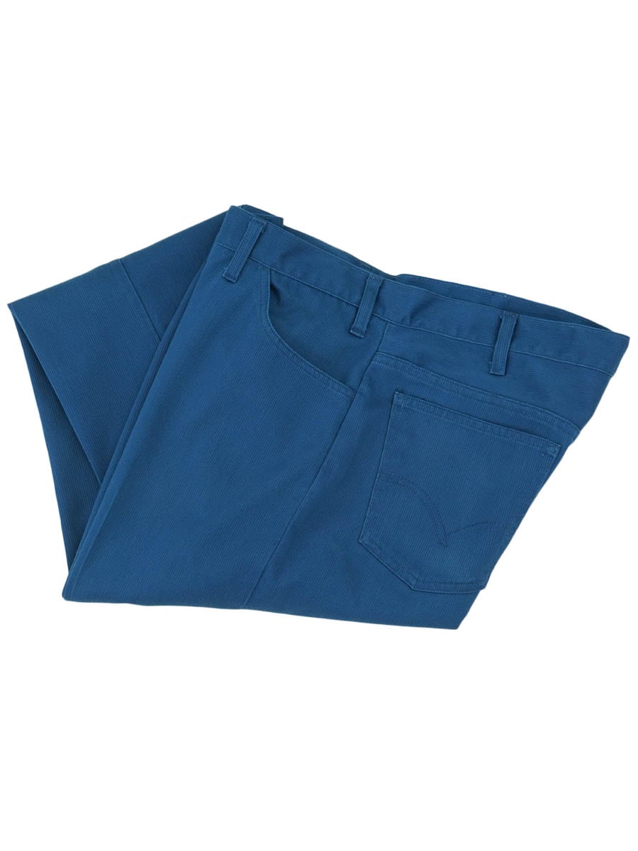 Levi's STA-PREST BIG E 70s ピケ 70's Levi's BIG-E STA-PREST ピケパンツ ダックブルー 実寸