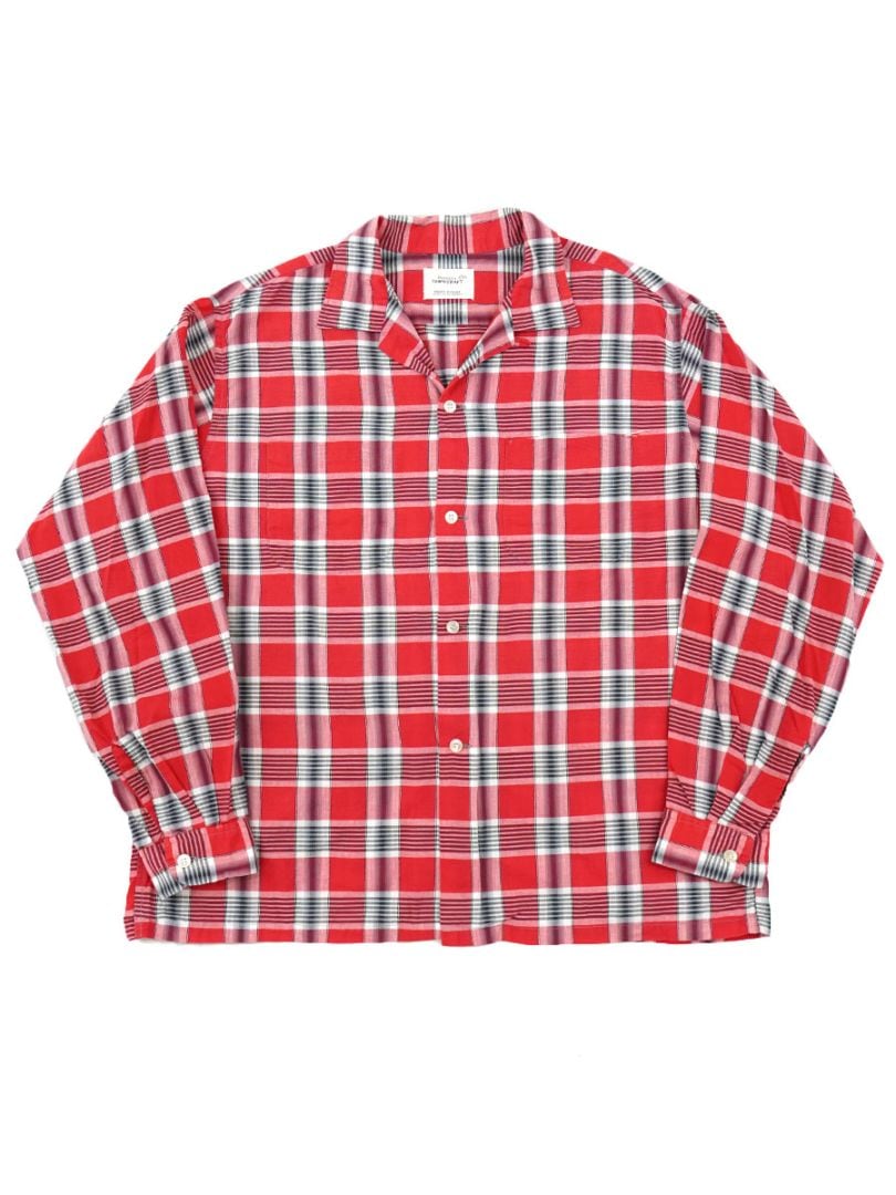 60's PENNEY'S TOWNCRAFT コットン ループカラー L/Sシャツ 表記(L