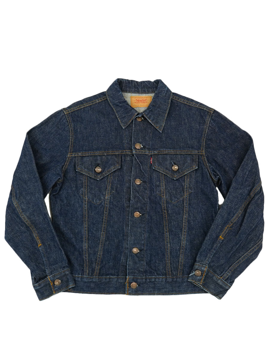 60's～ Levi's 70505 BIG-E デニムJKT 濃紺 表記(40) パッチ残り