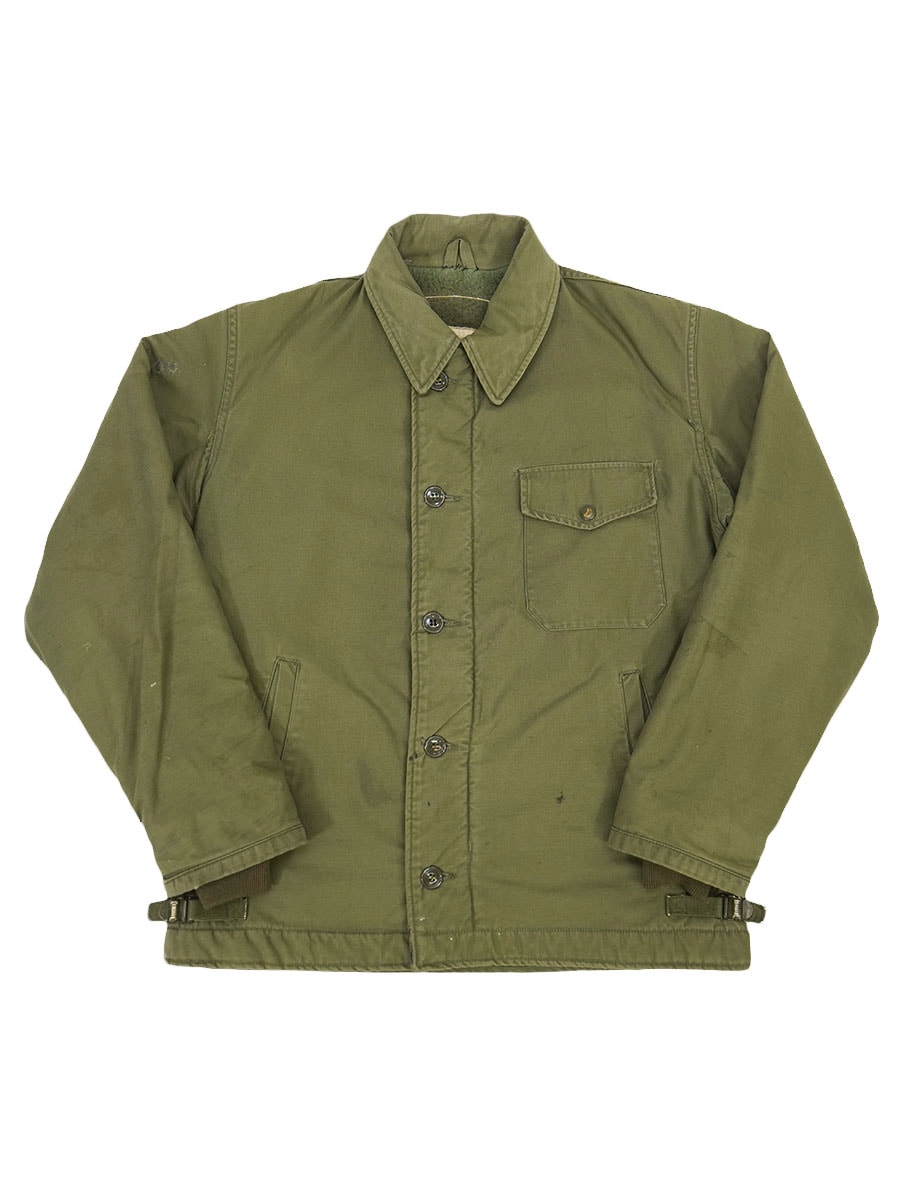60's U.S.NAVY A-2 デッキジャケット 実寸(MEDIUM位) 初期 | すべての