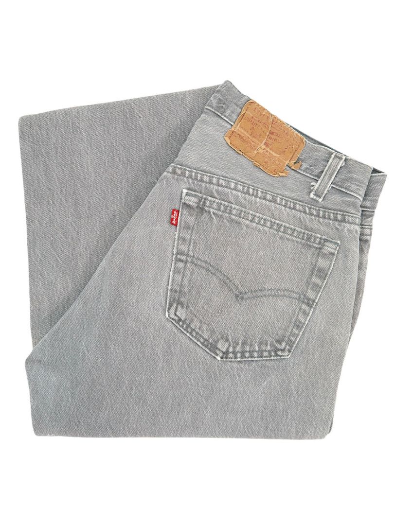80's Levis 501 オリジナル グレーデニムパンツ 表記(33x30) USA製