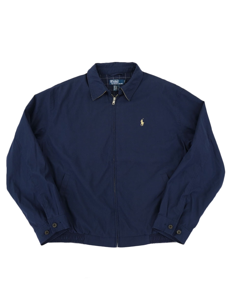 ラルフローレンメンズＬスイングトップネイビー ラルフローレン スウィングトップ 裏ウィンドウ・ペンチェック